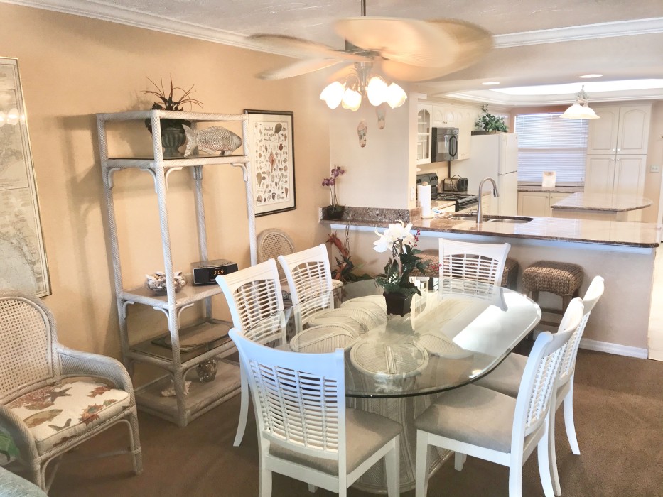 The dining room