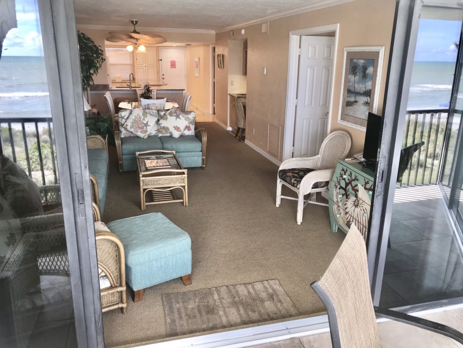 A view of our family room from the lanai
