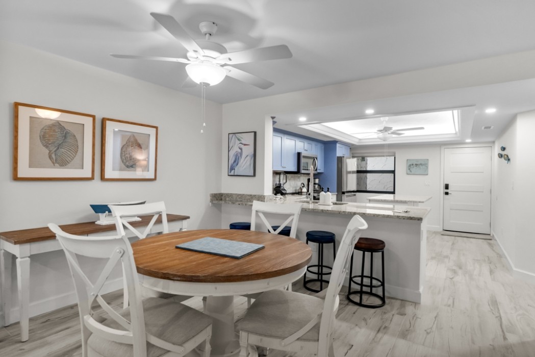Dining table area