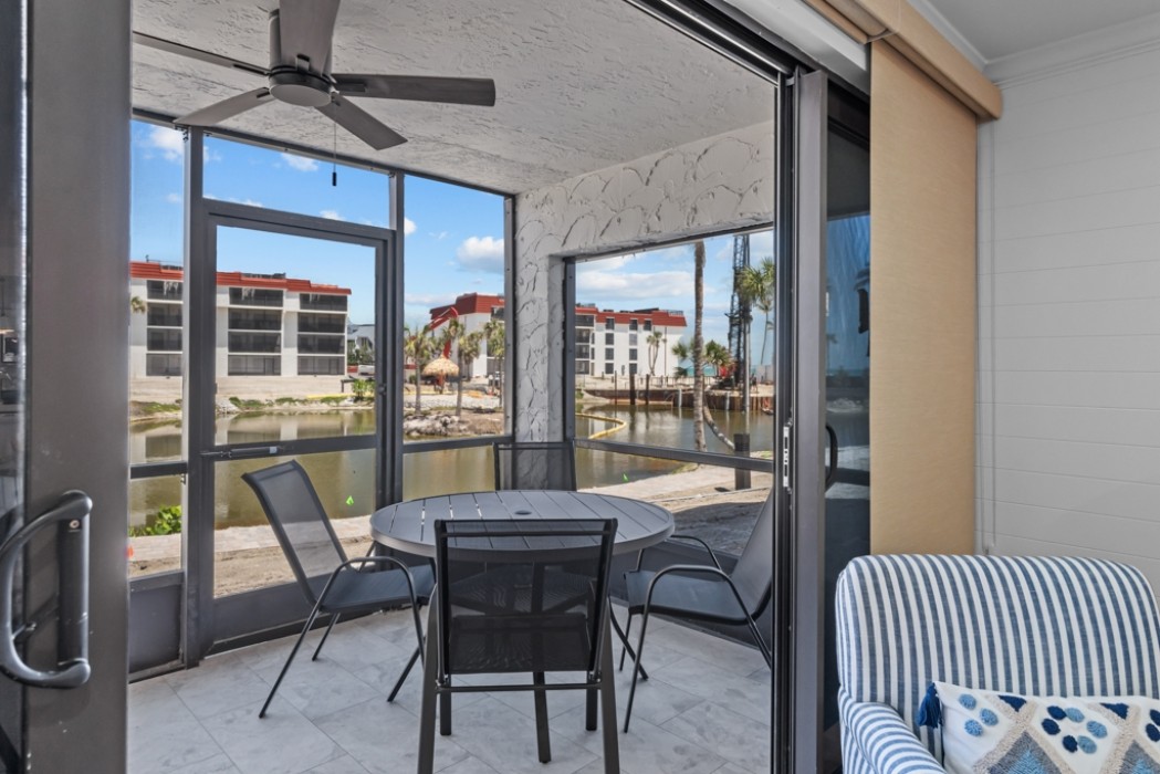 Patio w/lagoon view