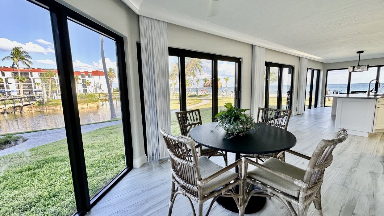 The nook is perfect for meals, game night, puzzles and more