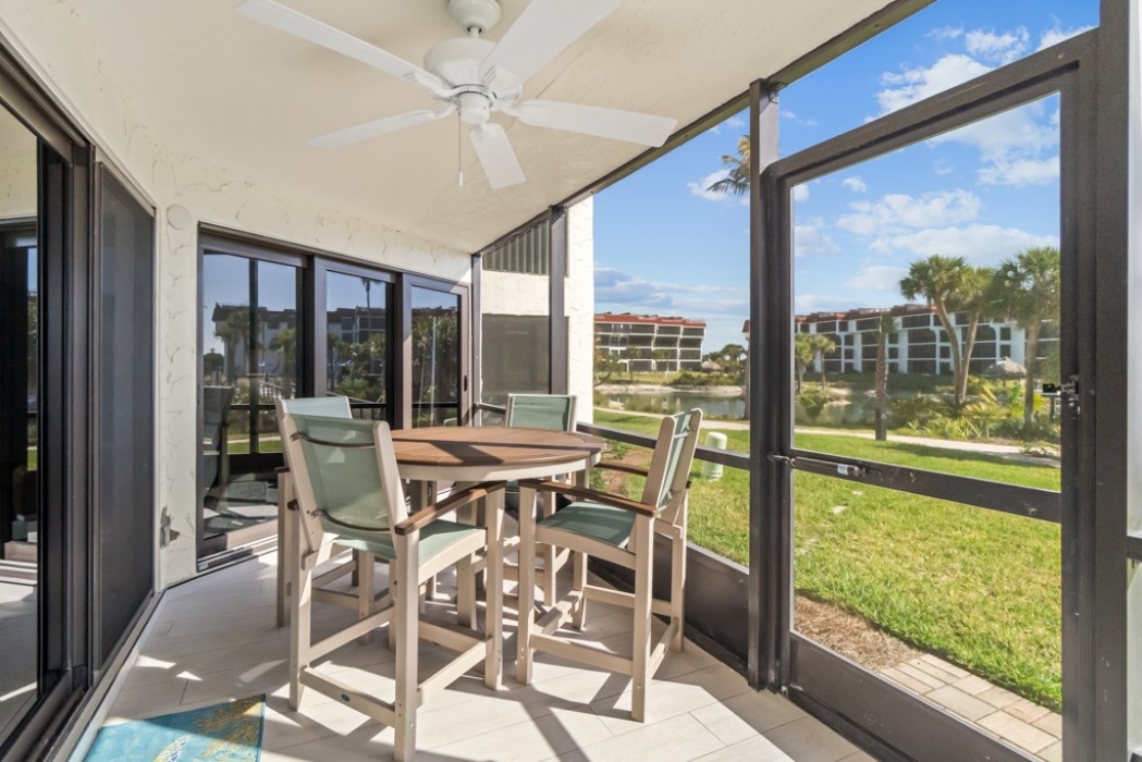 Patio with sitting area