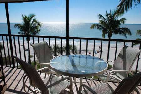 View from the screened lanai