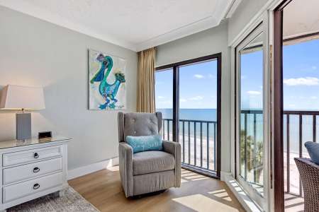 Master bedroom close beach view